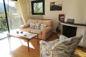 Beautiful mountain view house with fireplace