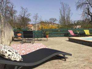 Maisons de vacances Grand gite avec piscine Le presbytere de Savignac de Duras : photos des chambres