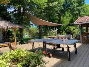 Maisons de vacances Villa piscine chauffee & spa sur le Bassin d Arcachon - proche plage et ocean : photos des chambres