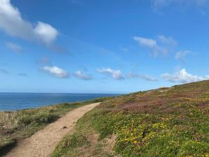 Maisons de vacances Face a l'ocean, Bretagne authentique a Pors-Poulhan : photos des chambres