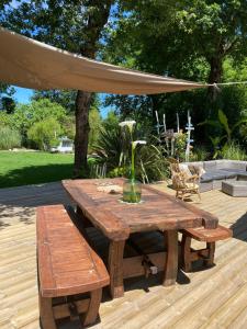 Maisons de vacances Villa piscine chauffee & spa sur le Bassin d Arcachon - proche plage et ocean : photos des chambres