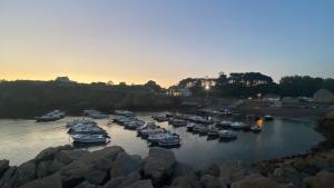 Maisons de vacances Face a l'ocean, Bretagne authentique a Pors-Poulhan : photos des chambres