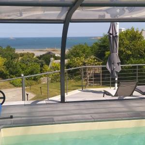 Villas Maison de Vacances - Vue mer avec Piscine : photos des chambres