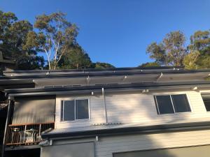 Enjoy own space with a Queen bed, & great views from the deck