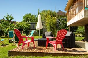 Maisons de vacances Maison proche lac, velos, parking : photos des chambres