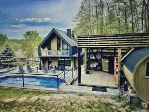 Wzgórza Kunowskie - domy na wynajem z basenem, baliami i saunami - Pawłów