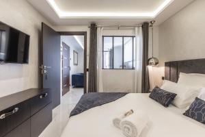 Appartements Residence Topaze - Central - Luxurious - 50m Croisette Palais - LRA CANNES : photos des chambres