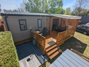 200m de la plage Bungalow LUXE de 44m2 Ménage et draps inclus Camping 5 Etoiles Mayotte Lac Biscarrosse Koyobalys
