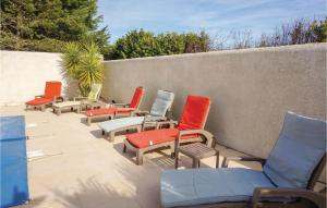 Maisons de vacances Nice home in Ferrals les Corbires with 3 Bedrooms, WiFi and Outdoor swimming pool : photos des chambres