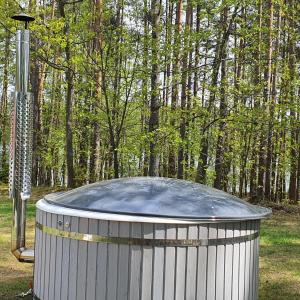 Agro Breza - dom z kominkiem 20 metrow od jeziora- sauna ogrodowa