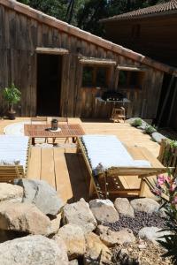 Maisons de vacances Ecogite dans les Cevennes Ardechoises : photos des chambres