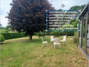 Maisons de vacances Superbe maison standing, 16 personnes, 8 grands lits, confort et grands volumes, jardin 2000m, parkings, wifi, prox plage : photos des chambres