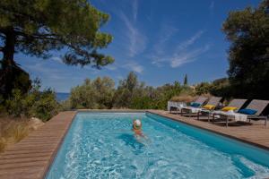 Villas Villa bodri, maison en pierre avec vue mer et piscine chauffee : photos des chambres