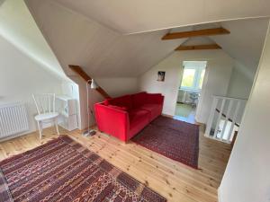 Beautiful view at unique farm