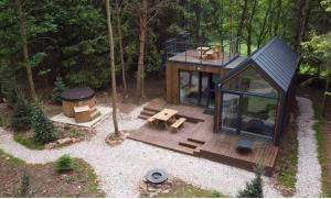 Odpoczynek Domki Pod Dębem z Opcją Jacuzzi