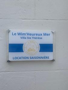 Appartements Le Wim'Heureux Mer. Villa Sainte therese : photos des chambres