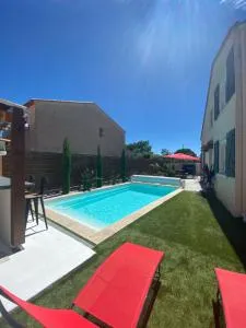 Jolie Villa climatisée piscine parking Perpignan - Baixas