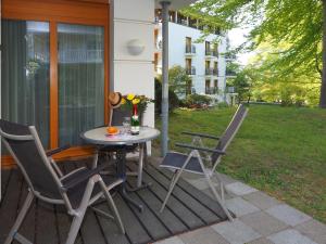 Kaiservillen Heringsdorf - Ferienwohnung mit 1 Schlafzimmer und Terrasse D102