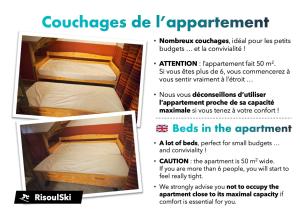 Appartements RisoulSki Antares - Piscine et Sauna : photos des chambres