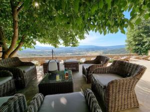 Maisons de vacances Piscine troglodyte avec vue incroyable a Gordes : photos des chambres