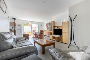 Maisons de vacances Maison familiale pour 4 a Talmont Saint Hilaire : photos des chambres