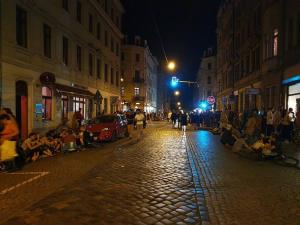 Modern Studio08 with big balcony in the Neustadt