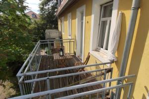 Modern Studio08 with big balcony in the Neustadt
