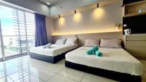 Aeropod 2 Queen Bed Near Airport & KK city Free Parking Netflix