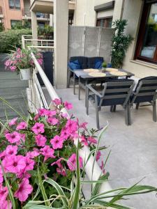 Nadmorski apartament z dużym tarasem przy plaży