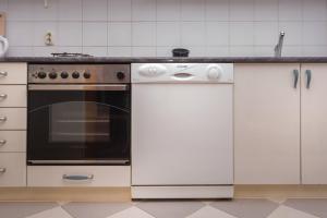 Palm garden apartment in center with big terrace