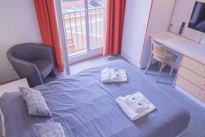 Hotels The Originals City, Relax'Otel & Spa, Le Barcares : photos des chambres