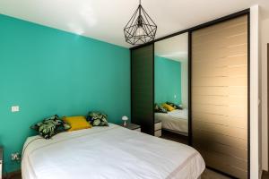 Appartements L'Aurore de Cruciata - Appt vue baie d'Ajaccio : photos des chambres