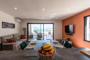 Appartements L'Aurore de Cruciata - Appt vue baie d'Ajaccio : photos des chambres