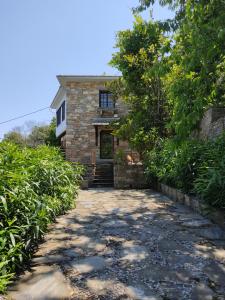Cozy Blue Stone House with a Great Sea View.