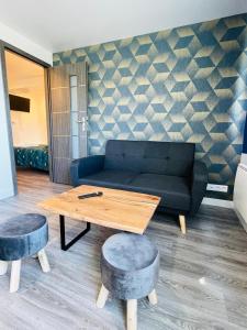 Appartements Superbe T2 tout equipe a la gare de Lorient : photos des chambres