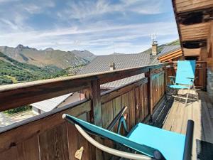 Chalet montagnard 8 pers. avec balcon et WIFI - FR-1-344-791