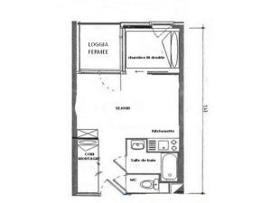 Appartement 2 pièces, départ ski aux pieds, 4 pers, Balcon sud - FR-1-344-834