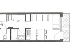Studio skis aux pieds, balcon, 4 pers, vue montagnes - FR-1-344-852