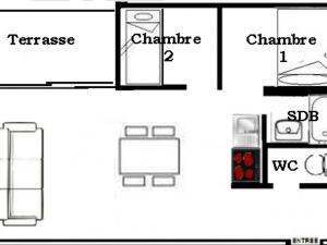 Appartement spacieux avec balcon, départ ski aux pieds - FR-1-344-873