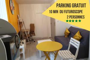 Appartements Appartement entier meuble a Beaumont proche Futuroscope et Poitiers Technopole : photos des chambres