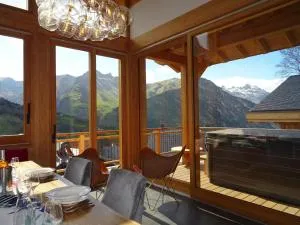 Chalet avec jacuzzi, sauna, accès direct aux pistes et Wifi - FR-1-344-744 - Saint-Marcel