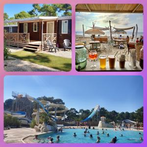 Campings Mobil home Happiness33 dans camping 5 etoiles acces direct plage Vendays Montalivet : photos des chambres