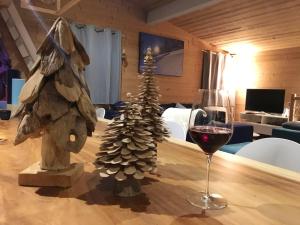 Chalet chaleureux avec vue sur les montagnes de La Léchère
