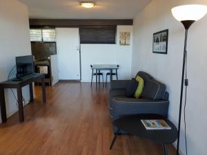 Studio 204 with harbour, ocean and sunset views from the balcony