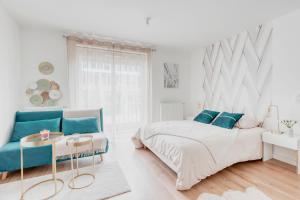 Appartements L'elegant portes de Paris- Parking-5'RER B : photos des chambres