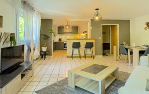 Appartements 100 Geneve joli T2 avec place de parking privee : photos des chambres