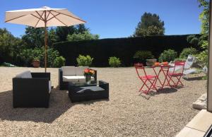 studio 36m2, dans un beau domaine privée au calme.