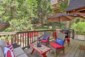 Steps to Lake: Cabin w Deck in Lake Arrowhead