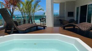 Mariscal Praia Centro Cobertura de lujo vistas al mar