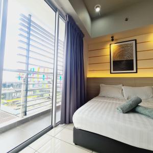 Aeropod 2 Queen Bed Near Airport & KK city Free Parking Netflix